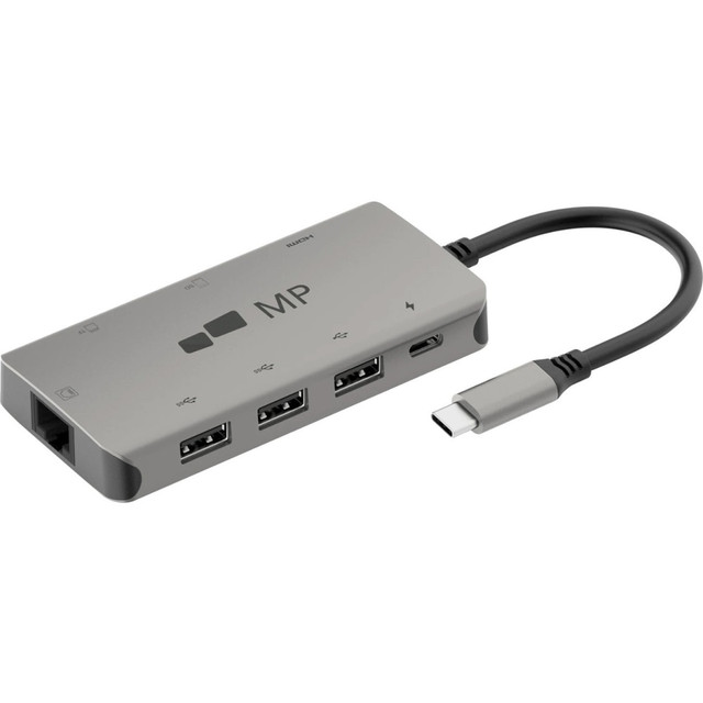 MOBILE PIXELS INC Mobile Pixels 104-1001P01  8 in 1 USB-C Hub with 4K HDMI - for Notebook/Desktop PC - Yes - SD, microSD00 W - USB Type C - 4K - 3840 x 2160 x USB 2.0 - 2 x USB 3.0 - USB Type-A - USB Type-C x RJ-45 Ports - Network (RJ-45) x HDMI Port