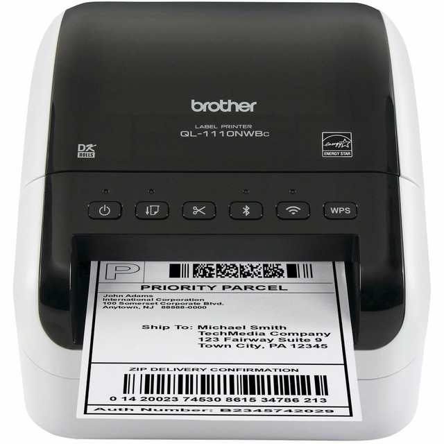 BROTHER INTL CORP QL-1110NWBC Brother QL-1110NWBC Direct Thermal Printer