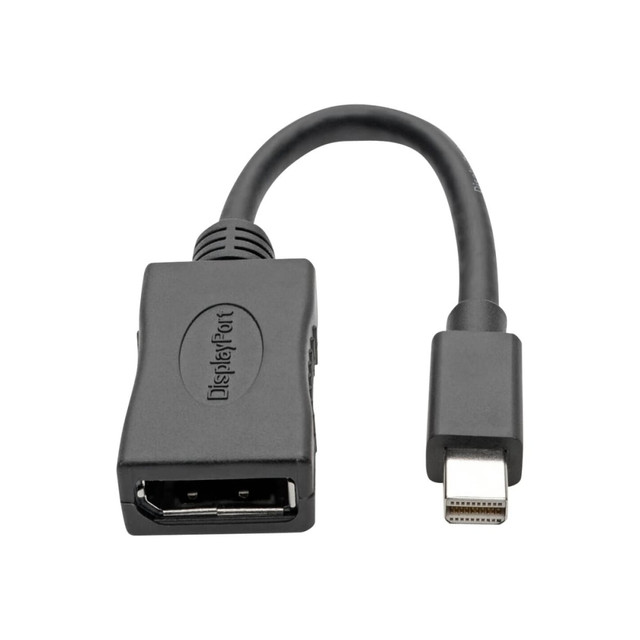 TRIPP LITE P139-06N-DP4K6B  Mini DisplayPort to DisplayPort Adapter Converter 4K @ 60Hz mDP to DP 6in