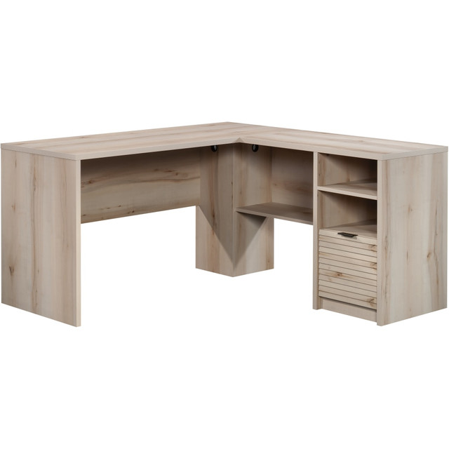 SAUDER WOODWORKING CO. 433260 Sauder Harvey Park 59inW L-Computer Desk, Pacific Maple