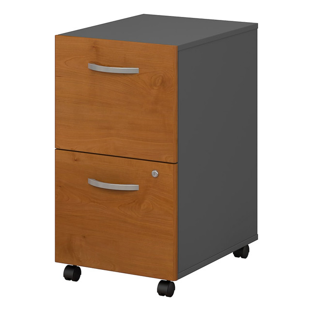 BUSH INDUSTRIES INC. WC72452SUIR Bush Business Furniture Components 21inD Vertical 2-Drawer Mobile File Cabinet, Natural Cherry/Graphite Gray, Delivery BUSH INDUSTRIES INC. WC72452SUIR Bush Business Furniture Components 21inD Vertical 2-Drawer Mobile File Cabinet, Natural Cherry/Graphite Gray, Delivery