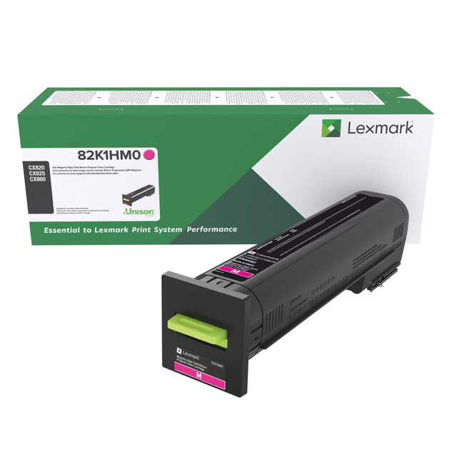 LEXMARK INTERNATIONAL, INC. 82K1HM0 Lexmark 82K1HM0 Magenta High Yield Return Program Toner Cartridge