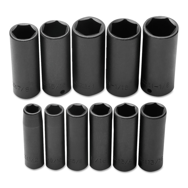 BLACK & DECKER/INDUS. CONST. Proto 577-74112  11-Piece Deep Impact Socket Set, SAE