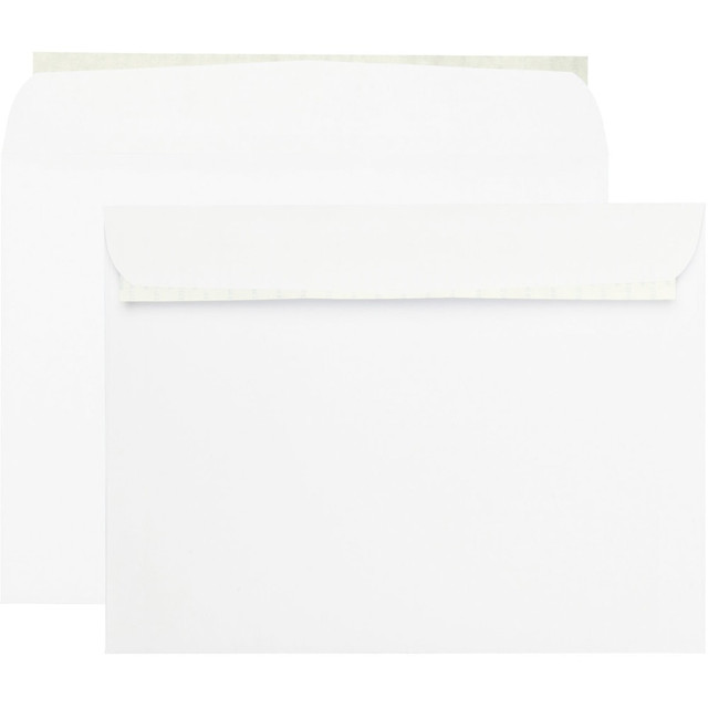 QUALITY PARK PRODUCTS Quality Park 44580  Redi-strip Booklet Envelopes - Catalog - #9 1/2 - 9in Width x 12in Length - 28 lb - Peel & Seal - Wove - 100 / Box - White