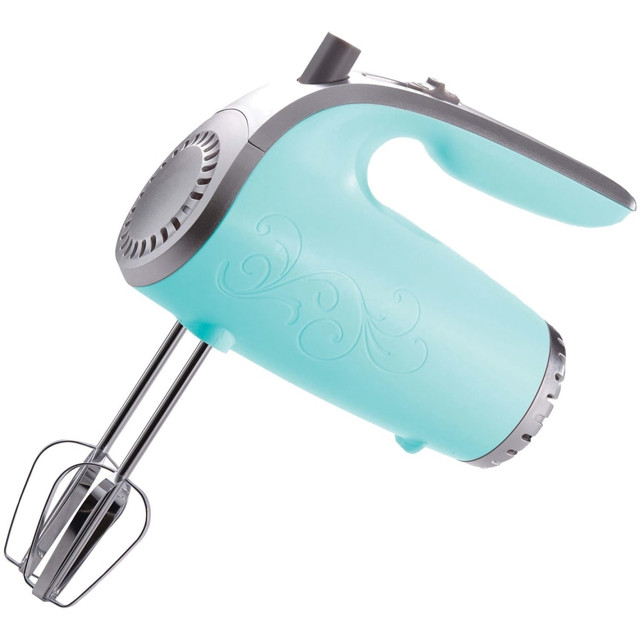 BRENTWOOD APPLIANCES, INC. HM-48BL Brentwood HM-48BL Lightweight 5-Speed Electric Hand Mixer, Blue - 150 W - Blue