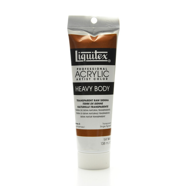 COLART FINE ART & GRAPHICS LTD. 1047332 Liquitex Heavy Body Professional Artist Acrylic Colors, 4.65 Oz, Transparent Raw Sienna