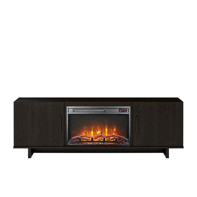 AMERIWOOD INDUSTRIES, INC. 8968303COM Ameriwood Home Southlander Fireplace TV Stand For 60in TVs, Espresso