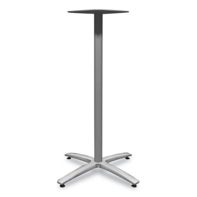 HON COMPANY BTX42SPR8 Between Standing-Height X-Base for 30" to 36" Table Tops, 26.18w x 41.12h, Silver