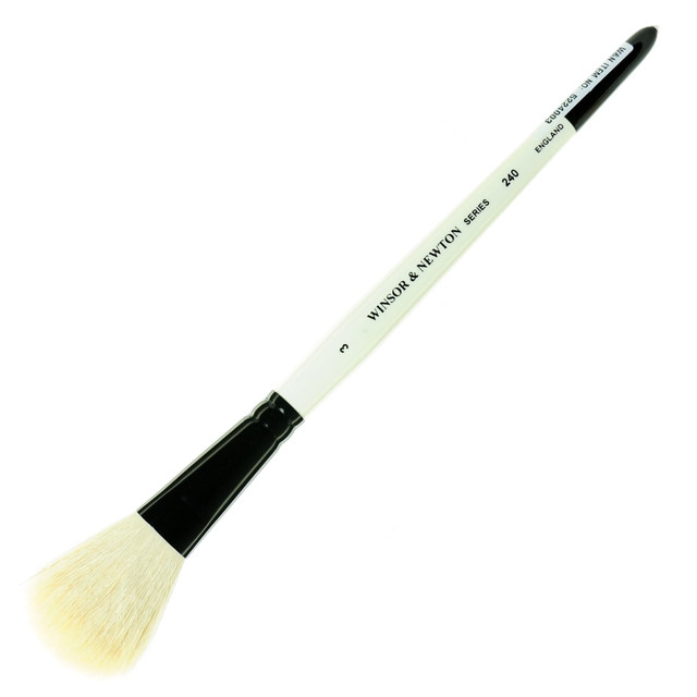 COLART FINE ART & GRAPHICS LTD. 5224003 Winsor & Newton Series 240, Size 3, Wash Bristle, Goat Hair, White