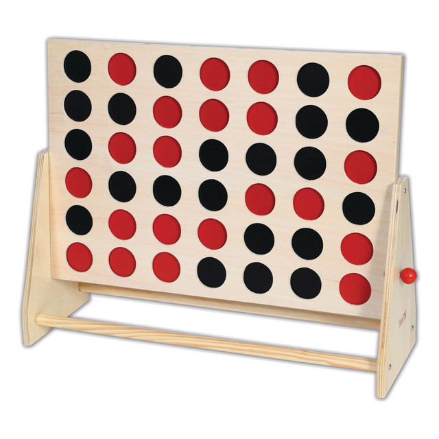 LEARNING ADVANTAGE CTU9425  TickiT Wooden 4-In-A-Row Game