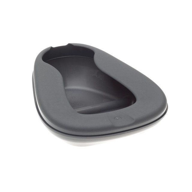 MEDLINE INDUSTRIES, INC. DYND80281 Medline Contour Bedpans, 4 1/4inH x 11inW x 13inD, Graphite, Pack Of 8 MEDLINE INDUSTRIES, INC. DYND80281 Medline Contour Bedpans, 4 1/4inH x 11inW x 13inD, Graphite, Pack Of 8
