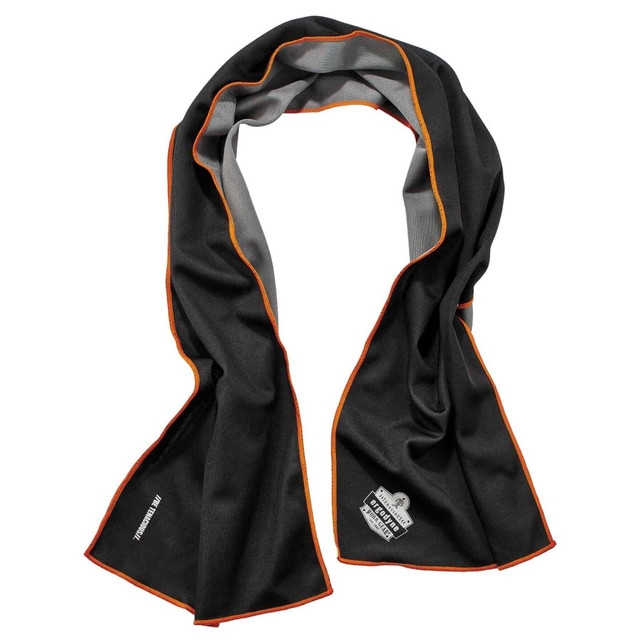 ERGODYNE CORPORATION 12668 Ergodyne Chill-Its 6602MF Evaporative Microfiber Cooling Towel, Black