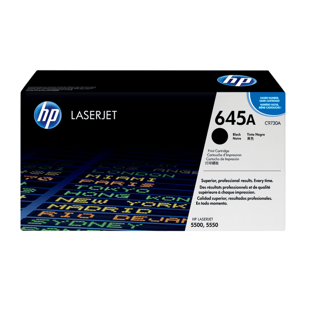 HP INC. HP C9730A  645A Black Toner Cartridge, C9730A