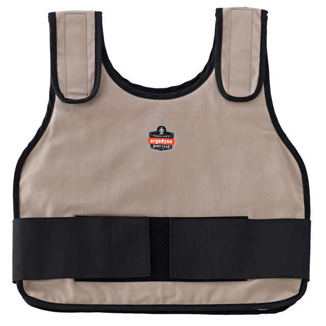 ERGODYNE CORPORATION 12004 Ergodyne Chill-Its Phase Change Cooling Vest, Standard, Large/X-Large, Khaki ERGODYNE CORPORATION 12004 Ergodyne Chill-Its Phase Change Cooling Vest, Standard, Large/X-Large, Khaki
