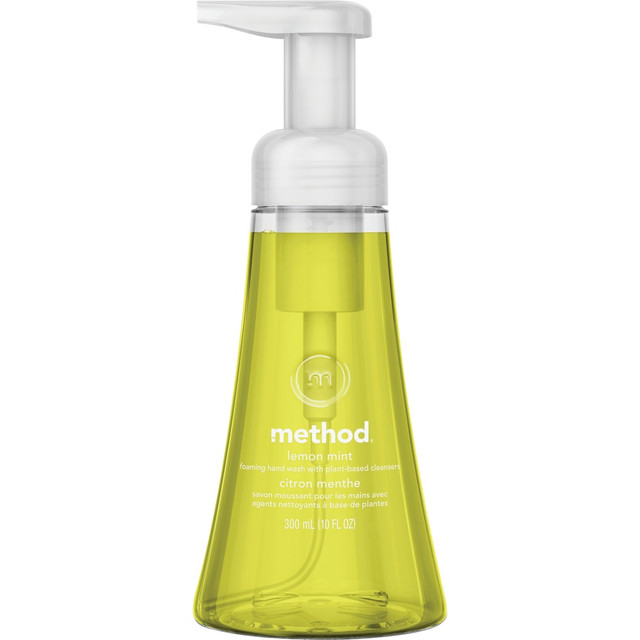Clean your hand with this gentle, yet effective, foaming hand wash. Method hand wash is scented, leaving behind a pleasant fragrance.  The premium formula mixes in amazing fragrances for a pleasant hand-washing experience.  Attractive packaging lends a modern aesthetic to rooms.  All-natural scents leave no trace of chemical odors.  Safe for most surfaces.  12-oz gel hand wash.  Formula with no parabens or phthalates.  Eco-conscious choice - has one or more meaningful eco-attributes or eco-labels.  Cradle to Cradle Silver certified - reduced environmental impact from an overall lifecycle standpoint. Ranked in five tiers: Basic, Bronze, Silver, Gold, and Platinum.  Antimicrobial is an agent that kills microorganisms or stops their growth.  Less harsh chemicals - made with fewer harsh chemicals, or safer chemicals than typical alternatives, helping  reduce your use of and exposure to substances that may be more harmful to your health and the environment.