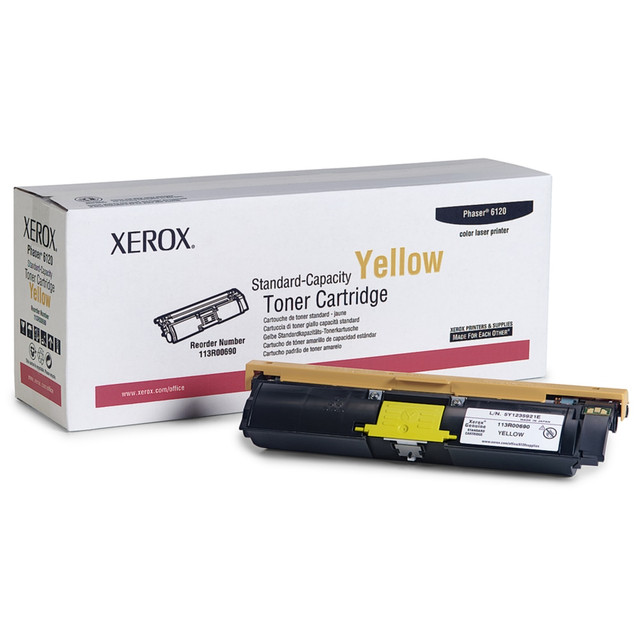 XEROX CORPORATION Xerox 113R00690  6115MFP/6120 Yellow Toner Cartridge, 113R00690