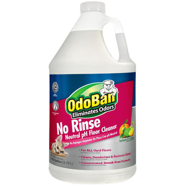 CLEAN CONTROL CORPORATION 9361B61-G4 OdoBan No-Rinse Neutral pH Floor Cleaner Concentrate, 1 Gallon CLEAN CONTROL CORPORATION 9361B61-G4 OdoBan No-Rinse Neutral pH Floor Cleaner Concentrate, 1 Gallon