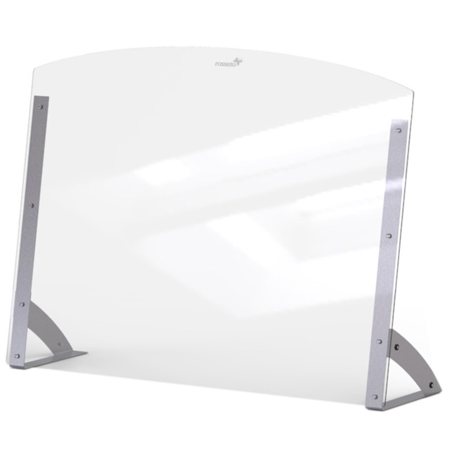 Help to reduce the spread of germs between customers and employees in your facility with a Rosseto Serving Solutions Connectable Buffet Sneeze Guard. Its freestanding design can be moved easily wherever you need it most.  Designed to help reduce exposure to airborne germs and respiratory droplets.  Made from durable acrylic.  Freestanding and portable.  Magnetic design can connect to AG200-AG204 models (sold separately).