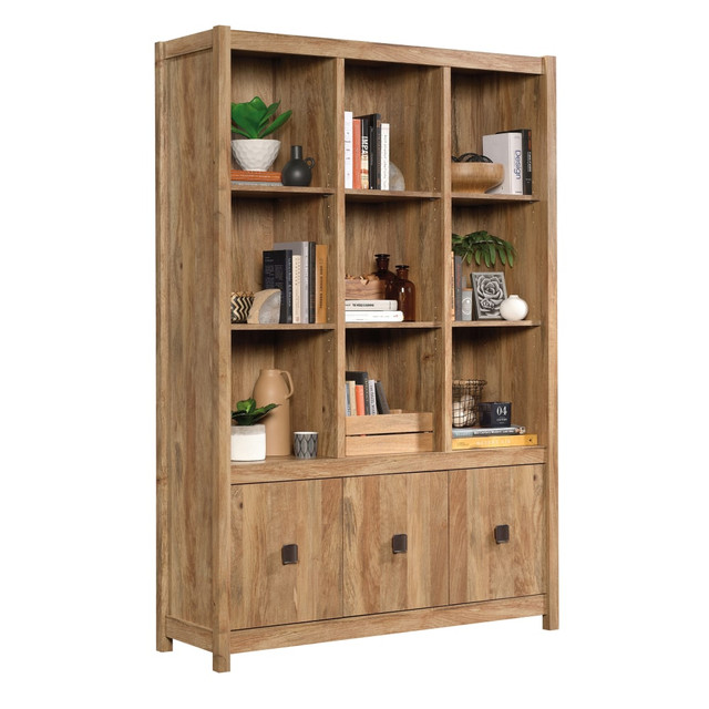 SAUDER WOODWORKING CO. 424192 Sauder Cannery Bridge Storage Wall, 72inH x 48-1/4inW x 15-5/8inD, Sindoori Mango SAUDER WOODWORKING CO. 424192 Sauder Cannery Bridge Storage Wall, 72inH x 48-1/4inW x 15-5/8inD, Sindoori Mango