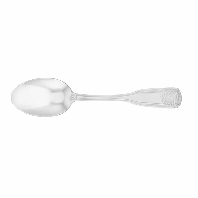 WALCO STAINLESS 2807 Walco Fanfare Stainless Steel Dessert Spoons, Silver, Pack Of 24 Spoons