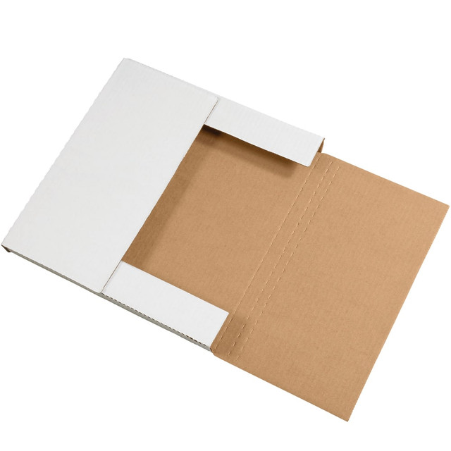 B O X MANAGEMENT, INC. M24242BF Partners Brand Easy Fold Mailers, 24in x 24in x 2in, White, Pack Of 20 B O X MANAGEMENT, INC. M24242BF Partners Brand Easy Fold Mailers, 24in x 24in x 2in, White, Pack Of 20