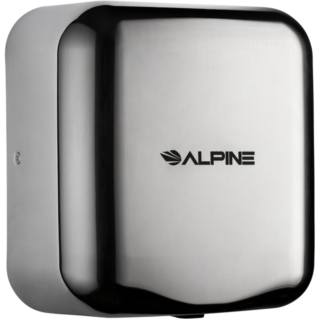 ADIR CORP. ALP400-10-CHR-PKG Alpine Industries Hemlock Commercial Automatic High-Speed Electric Hand Dryer With Wall Guard, Chrome ADIR CORP. ALP400-10-CHR-PKG Alpine Industries Hemlock Commercial Automatic High-Speed Electric Hand Dryer With Wall Guard, Chrome
