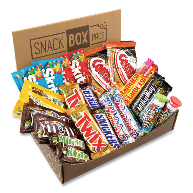 SNACK BOX PROS 70000017 MARS Favorites Snack Box, 25 Assorted Snacks/Box