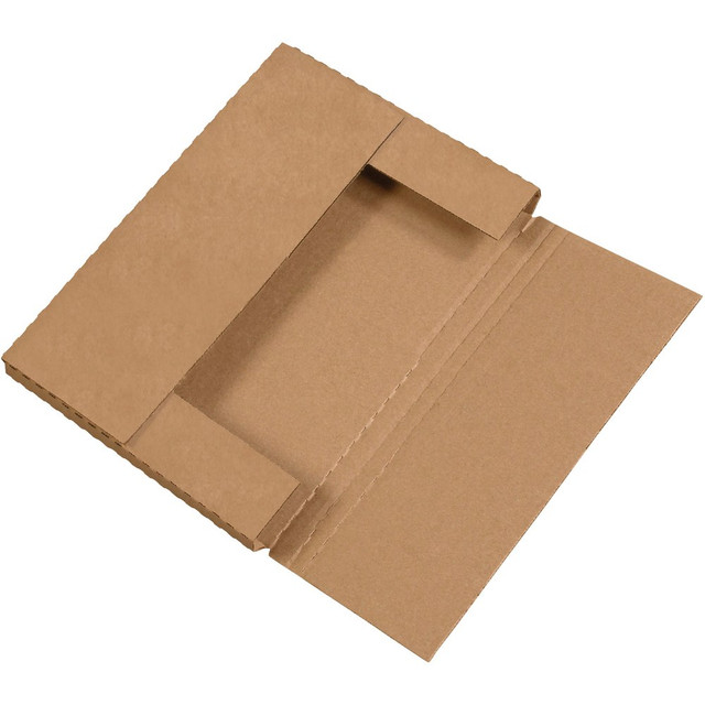 B O X MANAGEMENT, INC. M1291K Partners Brand Multi-Depth Easy-Fold Mailers, 12 1/8in x 9 1/8in x 1in, Kraft, Pack Of 50 B O X MANAGEMENT, INC. M1291K Partners Brand Multi-Depth Easy-Fold Mailers, 12 1/8in x 9 1/8in x 1in, Kraft, Pack Of 50