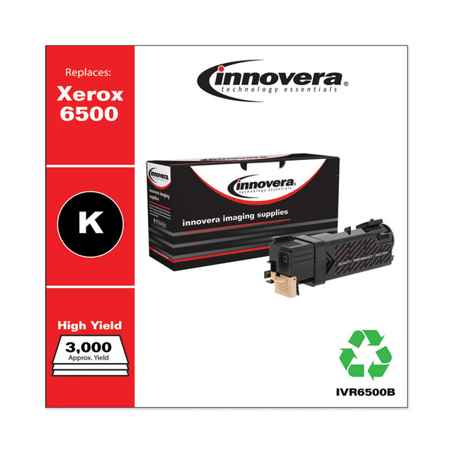 INNOVERA 6500B Remanufactured Black High-Yield Toner, Replacement for 106R01597, 3,000 Page-Yield