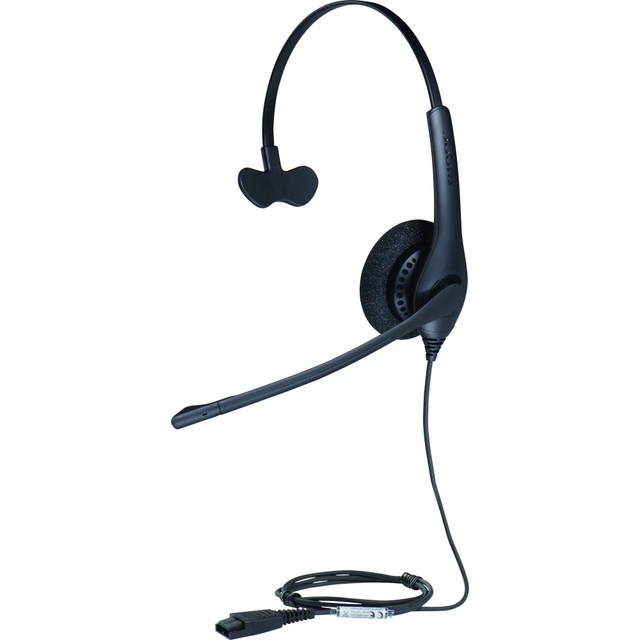 GN AUDIO USA INC. 1513-0157 Jabra BIZ 1500 Headset - Mono - Quick Disconnect - Wired - 300 Ohm - 20 Hz to 4.50 kHz - Over-the-head - Monaural - Supra-aural - 3.12 ft Cable - Noise Canceling - Black GN AUDIO USA INC. 1513-0157 Jabra BIZ 1500 Headset - Mono - Quick Disconnect - Wired - 300 Ohm - 20 Hz to 4.50 kHz - Over-the-head - Monaural - Supra-aural - 3.12 ft Cable - Noise Canceling - Black