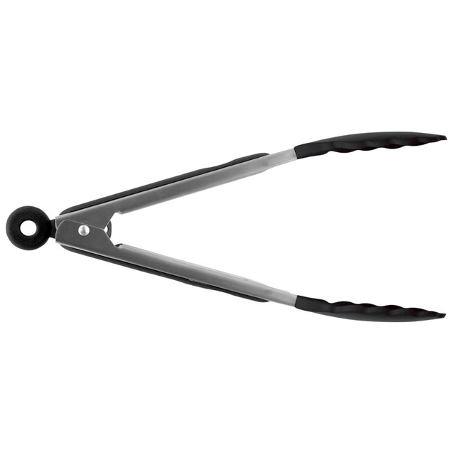 STARFRIT USA INC 080307-006-0000 Gourmet by Starfrit Silicone And Metal Tongs, 9in, Gray/Black STARFRIT USA INC 080307-006-0000 Gourmet by Starfrit Silicone And Metal Tongs, 9in, Gray/Black