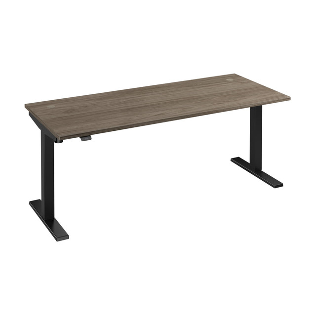 BUSH INDUSTRIES INC. M4S7230MHBK Bush Business Furniture Move 40 Series Electric 72inW x 30inD Electric Height-Adjustable Standing Desk, Modern Hickory/Black, Standard Delivery BUSH INDUSTRIES INC. M4S7230MHBK Bush Business Furniture Move 40 Series Electric 72inW x 30inD Electric Height-Adjustable Standing Desk, Modern Hickory/Black, Standard Delivery