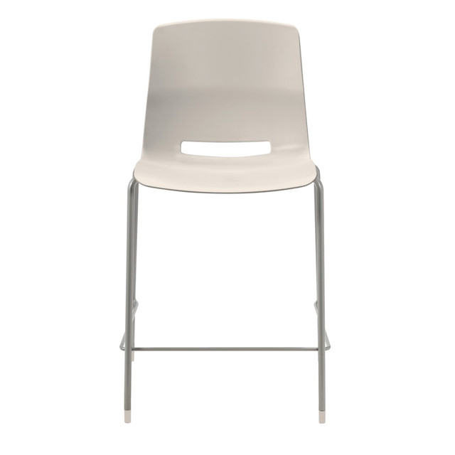 KENTUCKIANA FOAM INC 2700CT-SL-45 KFI Studios Imme Stacking Bar Stool, 39inH, Moonbeam/Silver