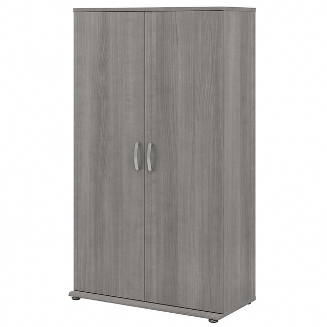 BUSH INDUSTRIES INC. UNS136PGK Bush Business Furniture Universal Tall Storage Cabinet With Doors And Shelves, Platinum Gray, Standard Delivery