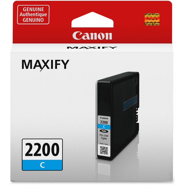 CANON USA, INC. Canon 9304B001  PGI-2200 Original Ink Cartridge - Inkjet - Standard Yield - 700 Pages - Cyan - 1 / Pack