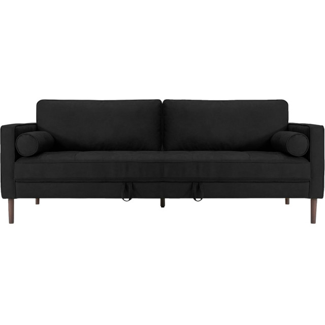 NOUHAUS, INC. NHS-0001BL Nouhaus Module Ergonomic Sofa Bed, 34-1/4inH x 37inW x 85-7/8inL, Black