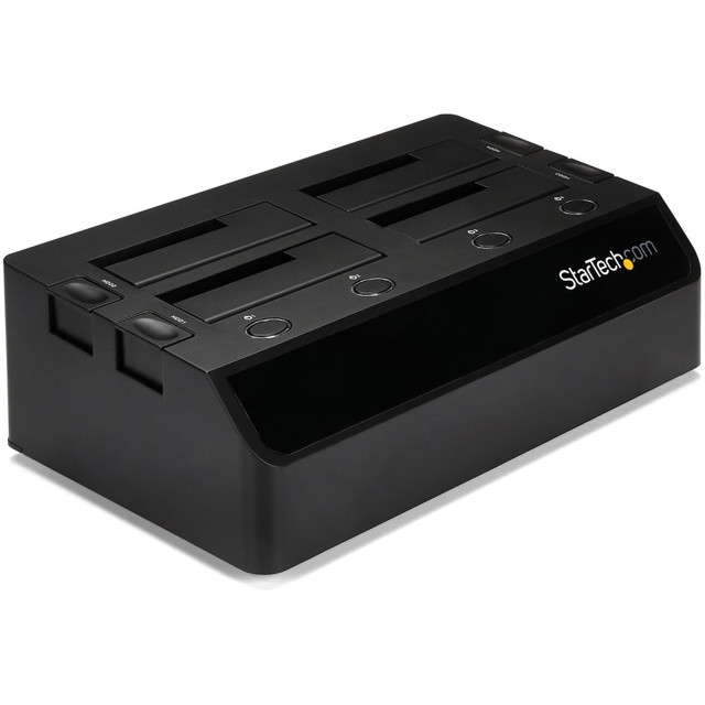 STARTECH.COM SDOCK4U33  USB 3.0 to 4-Bay SATA 6Gbps Hard Drive Docking Station w/ UASP & Dual Fans - 2.5/3.5in SSD / HDD Dock