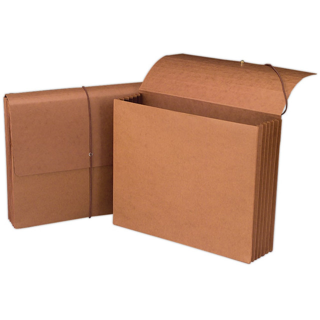 SMEAD MFG CO 1073GL Smead Expanding Wallet, 5 1/4in Expansion, 11 3/4in x 9 1/2in, 30% Recycled, Redrope