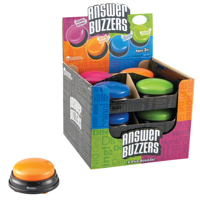 LEARNING RESOURCES, INC. LER3777 Learning Resources Answer Buzzers, Pack Of 12