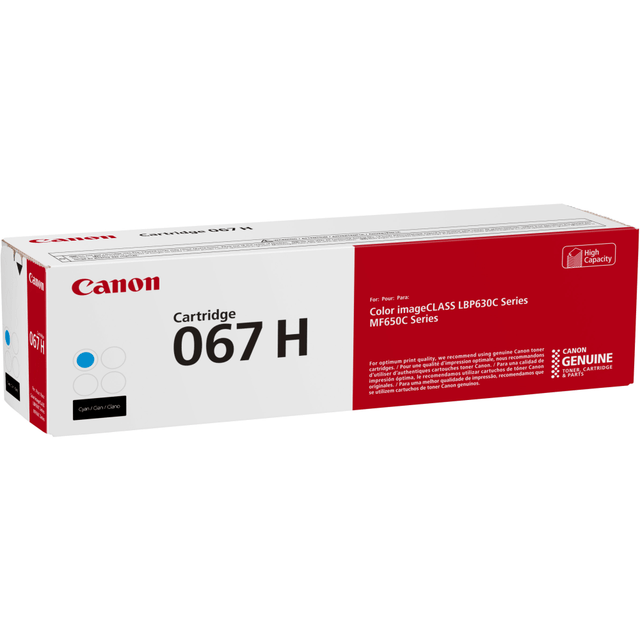 CANON USA, INC. 5105C001 Canon 67 Cyan High Yield Toner Cartridge, 5105C001