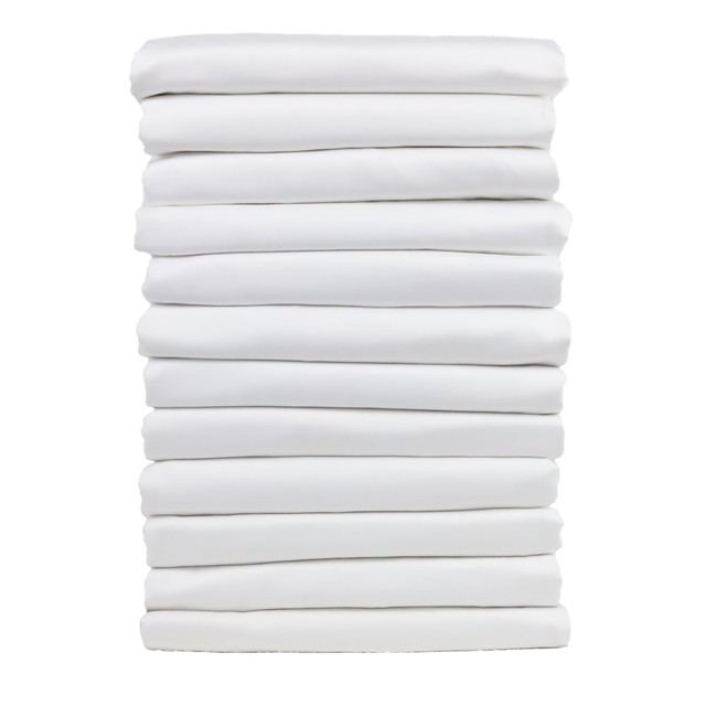 1888 MILLS, LLC N20078X80XWHT-1-ST00 1888 Mills Suite Touch Extra Deep King Fitted Sheets, 78in x 80in x 15in, White, Pack Of 12 Sheets
