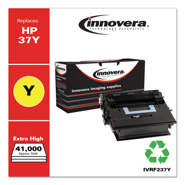 INNOVERA F237Y Remanufactured Black Extra High-Yield Toner, Replacement for 37Y (CF237Y), 41,000 Page-Yield