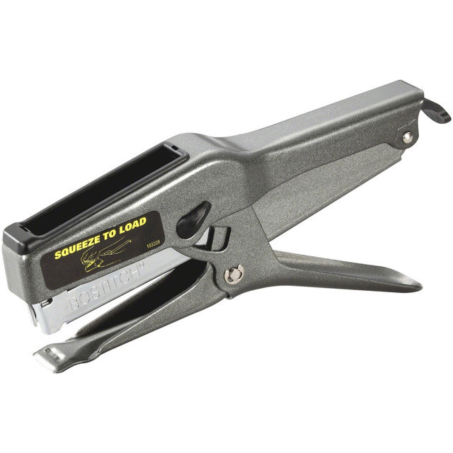 BLACK & DECKER/INDUS. CONST. 02245 Bostitch B8 Heavy-Duty Plier Stapler - 45 Sheets Capacity - 210 Staple Capacity - Full Strip - 1/4in, 3/8in Staple Size - Black BLACK & DECKER/INDUS. CONST. 02245 Bostitch B8 Heavy-Duty Plier Stapler - 45 Sheets Capacity - 210 Staple Capacity - Full Strip - 1/4in, 3/8in Staple Size - Black
