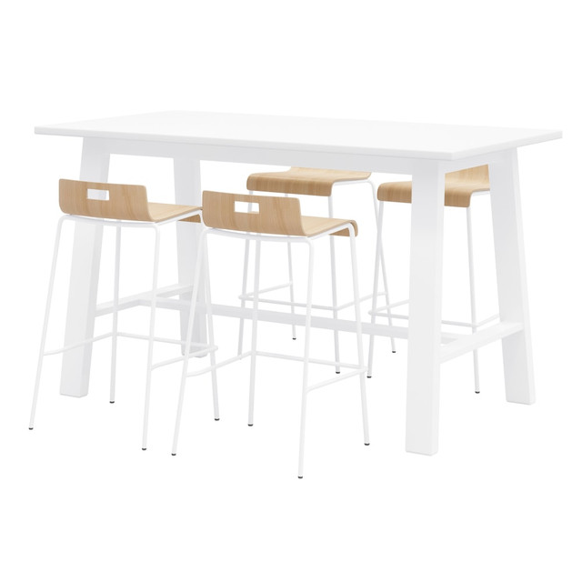 KENTUCKIANA FOAM INC 840031922311 KFI Studios Midtown Bar-Height Table Set, Natural