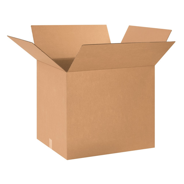 B O X MANAGEMENT, INC. 242020 Partners Brand Corrugated Boxes, 24in x 20in x 20in, Kraft, Pack Of 10