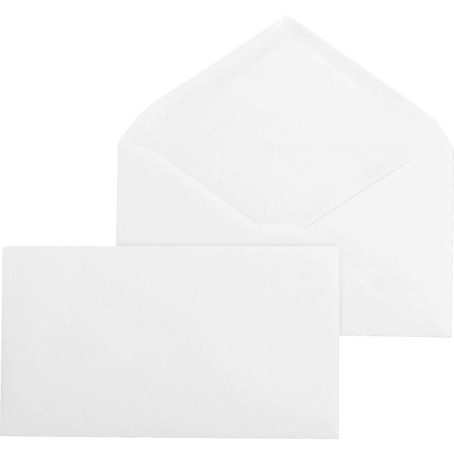 SP RICHARDS 04469 Business Source Diagonal Seam No. 9 Envelopes - Business - #9 - 3 7/8in Width x 8 7/8in Length - 24 lb - Gummed - Wove - 500 / Box - White