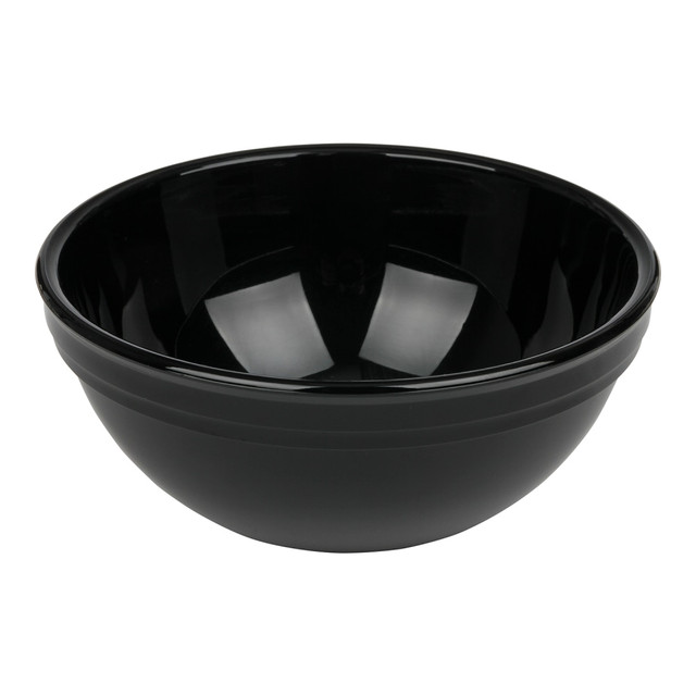 CAMBRO MFG. CO. Cambro 50CW110  Camwear Dinnerware Bowls, Black, Pack Of 48 Bowls