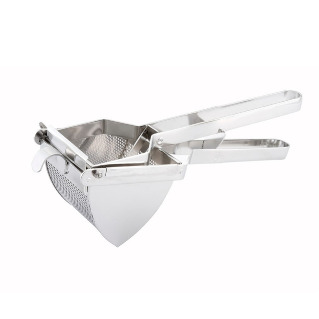 WINCO PR-16  Stainless-Steel Potato Ricer, Silver