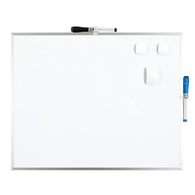 UBRANDS, LLC 736U00-03 U Brands Magnetic Dry-Erase Whiteboard, 16in x 20in, Aluminum Frame With Silver Finish