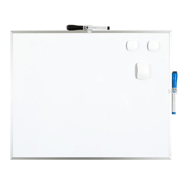 UBRANDS, LLC U Brands 736U00-03  Magnetic Dry-Erase Whiteboard, 16in x 20in, Aluminum Frame With Silver Finish